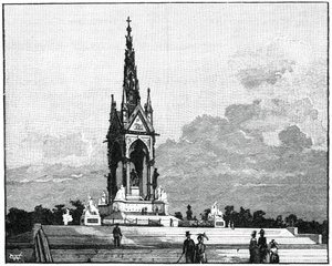 The Albert Memorial, Kensington, London by Unbekannt