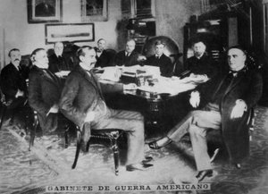 The American War Cabinet, 1898 by Unbekannt