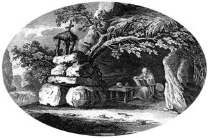 The Ancient Hermits, c19th century