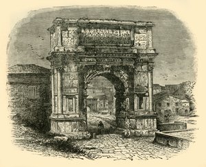 The Arch of Titus, Rome by Unbekannt