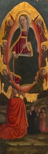 The Assumption of the Virgin with Saints from an Augustinian Altarpiece, 1450-75 by Unbekannt
