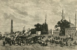 The At-Meidan - Ancient Hippodrome - With Column of Theodosius, Constantinople