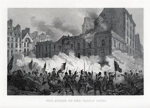 The Attack on the Palace Royal by Unbekannt