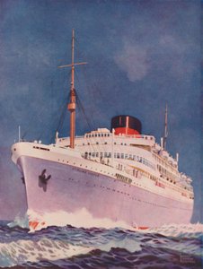 The Attractive Colouring of the Union Castle Liner Stirling Castle