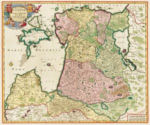 The Baltic Sea From: Ducatuum Livoniae et Curlandiae Nova Tabula by Unbekannt