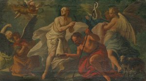 The Baptism of Christ in the Jordan River