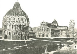The Baptistery, Cathedral and Leaning Tower, Pisa, Italy