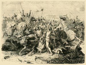 The Battle of Bouvines, 1214, 1890 by Unbekannt