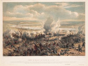 The Battle of Calafat on January 1854 by Unbekannt
