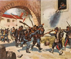 The Battle of Sedan, 1 September 1870 by Unbekannt
