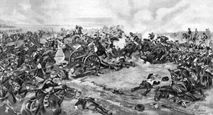 The Battle of Waterloo, fought on 18 June 1815
