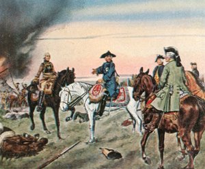 The Battle of Zorndorf, 25 August 1758 by Unbekannt
