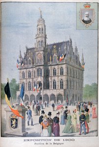 The Belgium pavilion at the Universal Exhibition of 1900, Paris, 1900