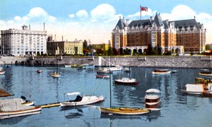 The Belmont Building, Union Club and Empress Hotel, Victoria, British Columbia, Canada