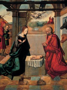 The Birth of Christ and the Annunciation to the Shepherds by Unbekannt