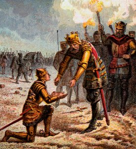 The Black Prince at Crecy, 1346
