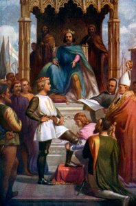 The Black Prince Being Made a Knight of the Garter