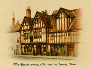 The Black Swan, Peaseholme Green, York by Unbekannt
