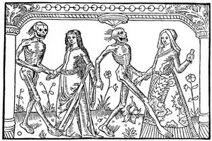 The Bride, the Daughter of Joy and their dead Selves by Unbekannt