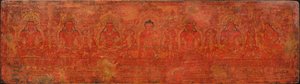 The Buddha Shakyamuni, Five Past Buddhas, and Maitreya by Unbekannt