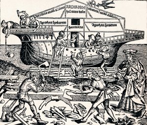 The Building of the Ark Superintended by Noah