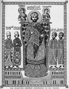 The Byzantine Emperor Nicephorus on His Throne