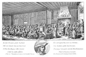The Cabaret of Ramponneau by Unbekannt