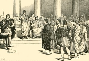 The Catilinarian Conspirators Before The Senate by Unbekannt