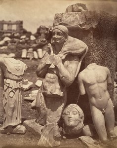The Calf-Bearer and the Kritios Boy Shortly After Exhumation on the Acropolis