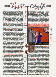 The Call of Abraham, early 15th century by Unbekannt