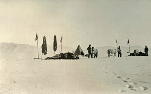 The Camp After Passing the Previous Farthest South Latitude, November 1908