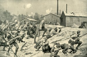 The Capture of Johannesburg: The Guards Attack at Germiston, 1901 by Unbekannt