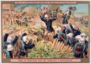 The Capture of Marovoay by the French, Madagascar, 19th-20th century by Unbekannt