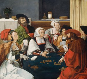The Card Players by Unbekannt