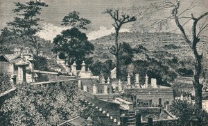 The Cemetery Hill at Nagasaki, Japan, Before the Modern Expansion of the Town by Unbekannt