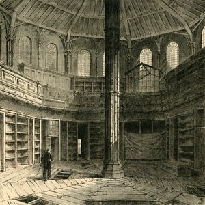 The Chapter House Previous to its Restoration, 1881 by Unbekannt