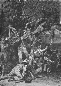 The Chilian Cutlasses Swept The Deck