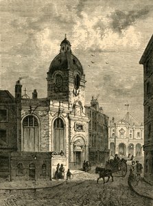 The Church of St. Benet Fink, from an Old View