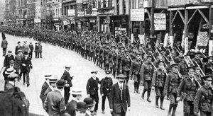 The Citizen Army of Territorials, Strand, London, First World War, 1914 by Unbekannt