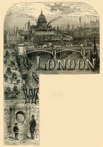 The City of London, c1872 by Unbekannt