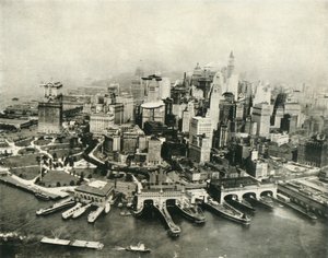 The City of New York as seen from the air by Unbekannt