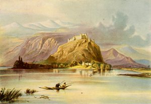 The City of Srinagar Kashmir and Hurri Purbut Fort by Unbekannt