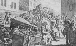 The Coach Overturned, 18th century
