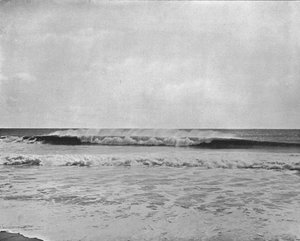 The Combing Wave, New Jersey Coast, USA, c1900