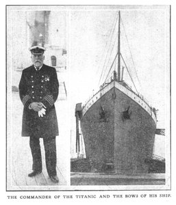 The Commander of the Titanic and the Bows of His Ship, April 20, 1912 by Unbekannt