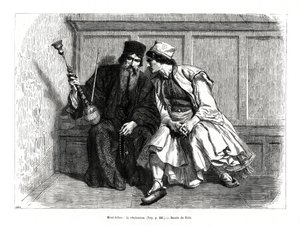 The Confession, Mount Athos, Northern Greece, 1886 by Unbekannt