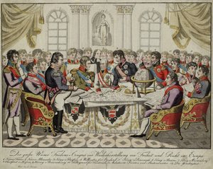 The Congress of Vienna by Unbekannt