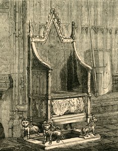 The Coronation Chair, 1881 by Unbekannt