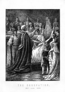 The Coronation of Queen Victoria, Westminster Abbey, London, 28th June 1838, 1899 by Unbekannt