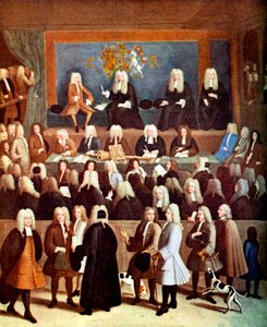 The Court of Chancery in the Reign of George I, 18th century c1905 by Unbekannt